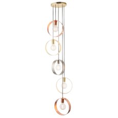 Hoop 5 Light Pendant Multicolour 1