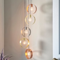 Hoop 5 Light Pendant Multicolour 2