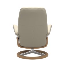 Stressless Promotional Consul Large Signature Chair and Stool 3