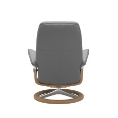 Stressless Promotional Consul Small Signature Chair and Stool 3