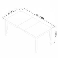 Cookes Collection Romy Soft Grey Medium Dining Table 8