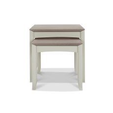 Cookes Collection Romy Soft Grey Nest of Tables 2