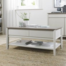 Cookes Collection Romy Soft Grey Coffee Table 3