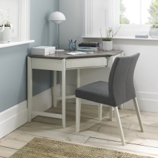 Cookes Collection Romy Soft Grey Corner Desk 3