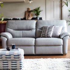 G Plan Seattle 3 Seater Sofa Leather 2