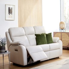 G Plan Kingsbury Leather 3 Seater Recliner 4