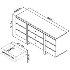 Cookes Collection Texas Wide Sideboard 5