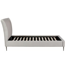 Cookes Collection Pleated Bedstead Silver 5