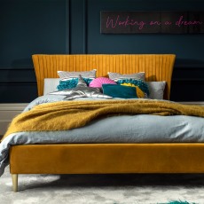 
Cookes Collection Pleated Bedframe Tumeric
2