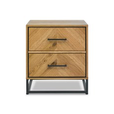 Cookes Collection Rotterdam 2 Drawer Nightstand 1