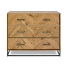 Cookes Collection Rotterdam 3 Drawer Wide Chest 1