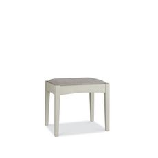 Cookes Collection Camden Soft Grey And Pale Oak Dressing Stool