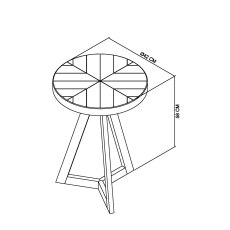 Cookes Collection Saturn Lamp Table 4