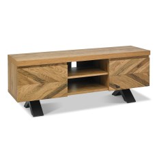 Saturn Rustic Oak Entertainment Unit 3