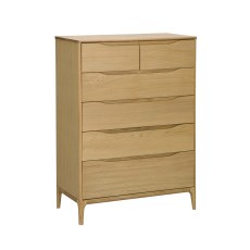 Ercol Rimini 6 Drawer Tall Wide Chest 3