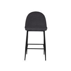 Cookes Collection Violet Bar Stool Dark Grey 1