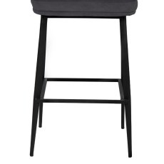 Cookes Collection Violet Bar Stool Dark Grey 7