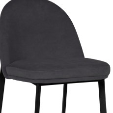 Cookes Collection Violet Bar Stool Dark Grey 8