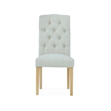 Marseille Natural Button Back Dining Chair 1