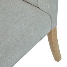 Marseille Natural Button Back Dining Chair 3