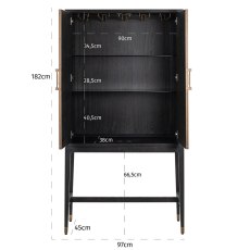 Richmond Bloomingville Bar Cabinet 7