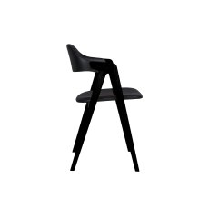 Titan Ding Chair Black Oak 3