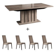 MATERA DINING Alf Matera Dining Table & 4 Chairs