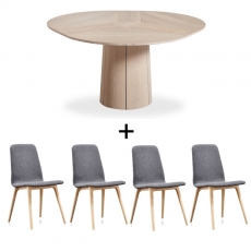 Skovby Extending Table & 4 Chairs