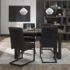 Texas Dining Table & 4 Chairs 2