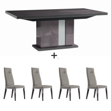 Heritage Table & 4 Chairs 1