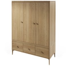 Cookes Collection Harmony 3 Door Wardrobe 2