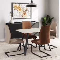 Quartz Medium Table & 4 Chairs 2