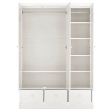 Ashley White Triple Wardrobe 3