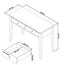 Ashley White Dressing Table 6