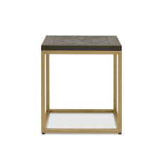 Iris Fumed Oak Lamp Table 3