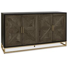 Iris Fumed Oak Wide Sideboard 1