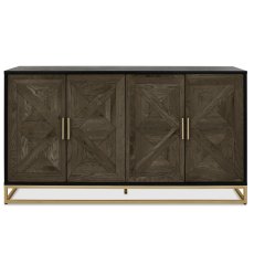 Iris Fumed Oak Wide Sideboard 4