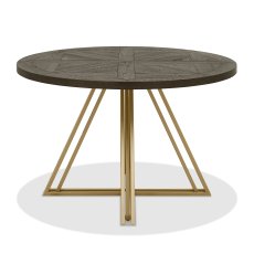 Iris Fumed Circular Dining Table 2