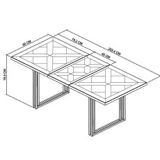 Iris Fumed Oak 4-6 Extending Dining Table 7