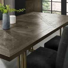 Iris Fumed Oak 6-8 Extending Dining Table 7