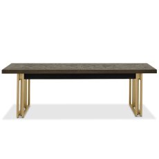 Iris Fumed Oak Dining Bench 3