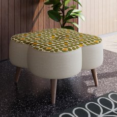 Orla Kiely Daisy Large Footstool 2