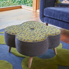 Orla Kiely Daisy Large Footstool 3