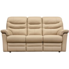 G Plan Ledbury 3 Seater Double Power Recliner Sofa with Headrest & Lumbar in Leather 2