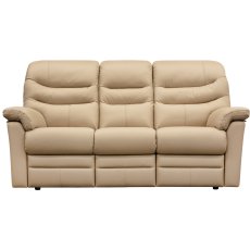 G Plan Ledbury 3 Seater Double Manual Recliner Sofa in Leather 2