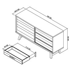 Clifton Wide Sideoard 6