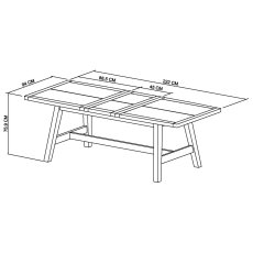 Clifton Medium Extending Dining Table 10