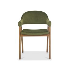 Clifton Upholstered Arm Chair - Cedar Velvet 3