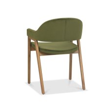 Clifton Upholstered Arm Chair - Cedar Velvet 4