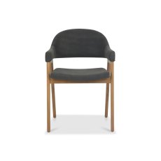 Clifton Upholstered ARm Chair - Dark Grey 3